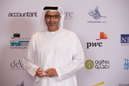 H.E. Riyad Abdul Rahman Al Mubarak, Chairman of AAA, scooped the 'Outstanding Contribution to the Accountancy Profession' award.