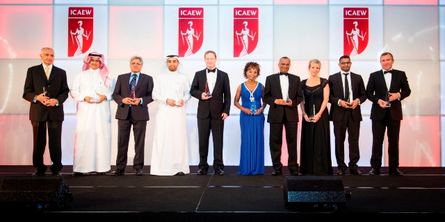The winners of ICAEW Middle East Accountancy & Finance Excellence Awards.